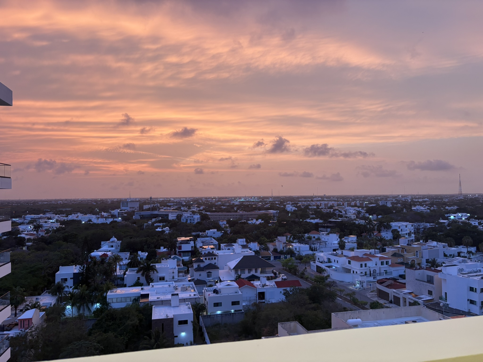 Atardecer en Cancun